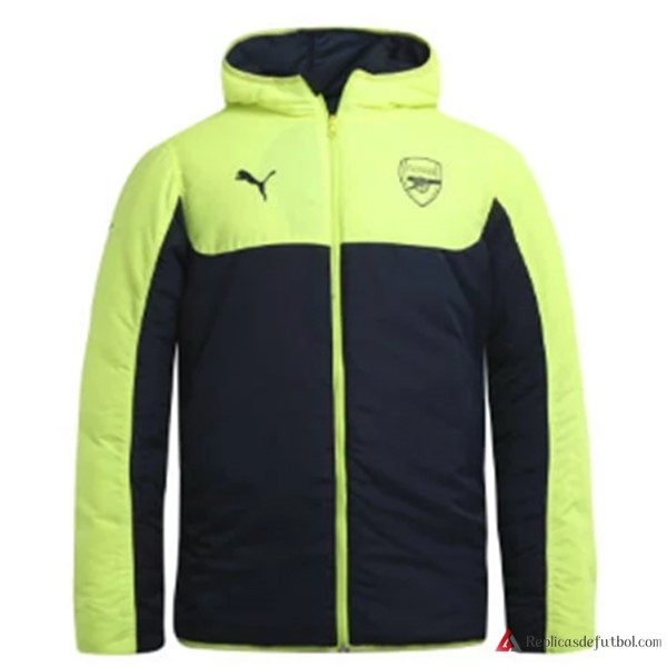 Chaqueta Arsenal 2017-2018 Down Negro Verde